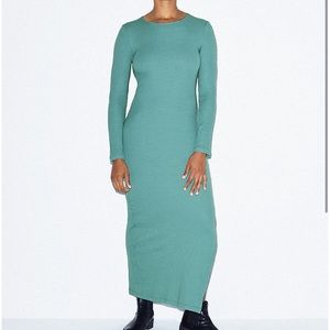 Bundle 3 for $30 American apparel blue/green cotton maxi dress m